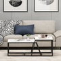 Hanah Home Mesa de Centro Minimal - Blanco